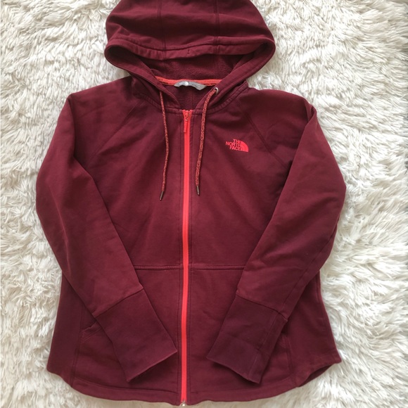 The North Face Jackets & Blazers - The North Face Women’s  Light Burgundy Zipper Jacket Size Large